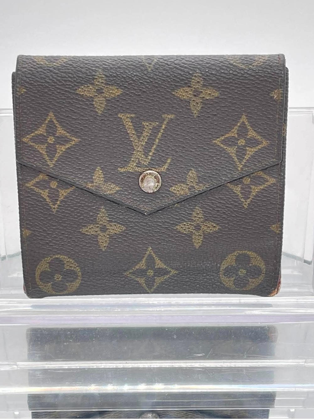 Authentic Louis Vuitton Classic Monogram Compact Victorine Wallet